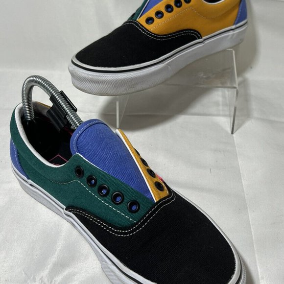 Vans Classic Old Skool “Mix and Match” Mens 7.5 Womens 9 Cadmium Yellow NO LACES - Picture 3 of 5